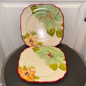 Set of 2 Poinsettia Salad Plates from The Pioneer Woman